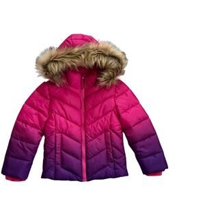 SO NWOT Ombre Puffer Jacket Girls 4/5